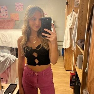 Princess Polly lace strapless top